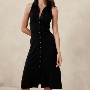 Banana Republic Racer Knit Midi Dress sleeveless NWT